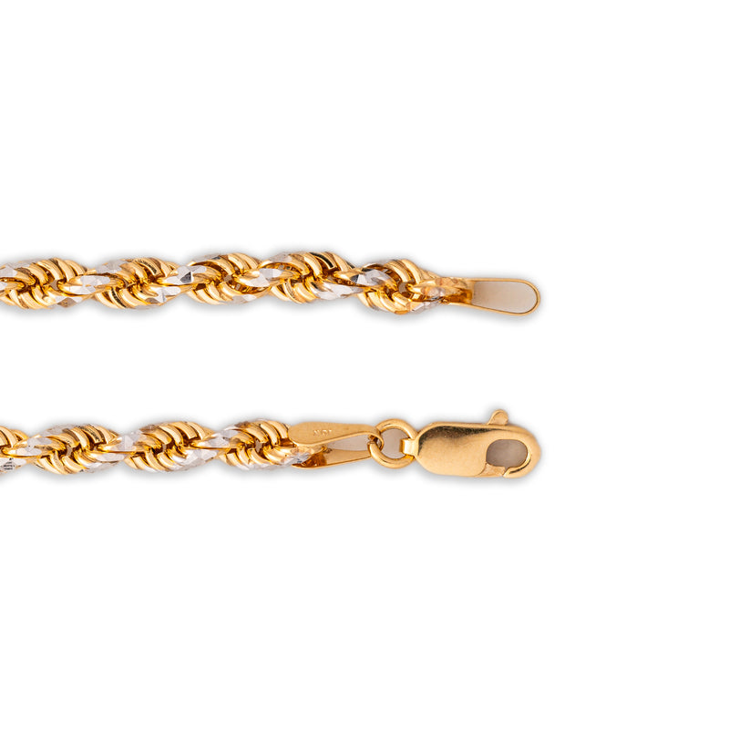10KT Yellow Gold Rope Chain