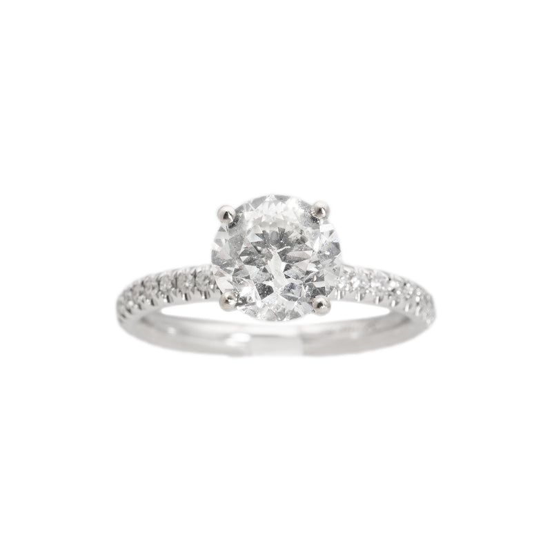 Engagement Ring with Center Stone