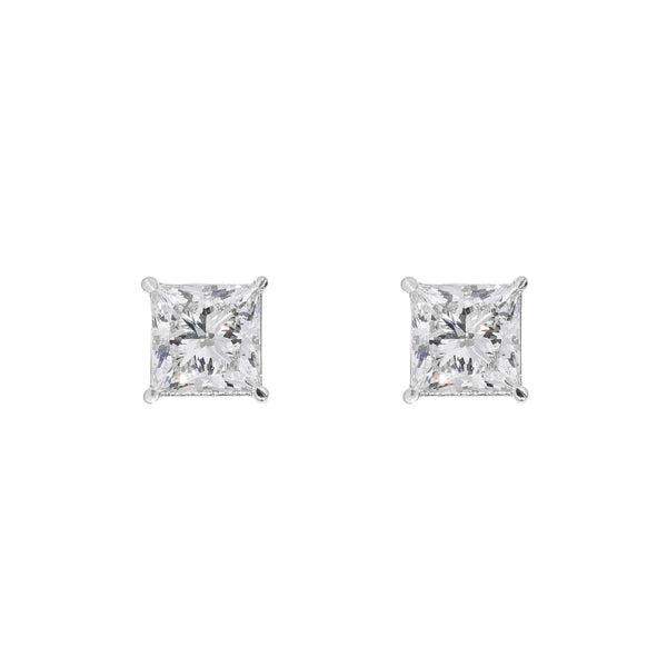 3ct Each Diamond Lab Studs