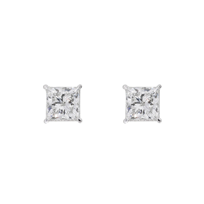 3ct Each Diamond Lab Studs