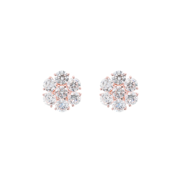 Flower Diamond Earrings