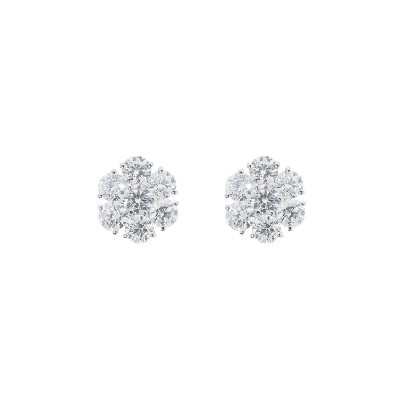 Flower Diamond Earrings