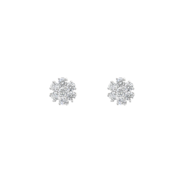 Flower Diamond Earrings