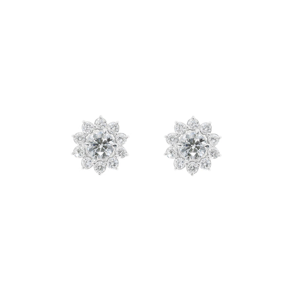 Flower Diamond Earrings