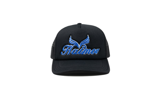 Black & Blue Trucker Hat
