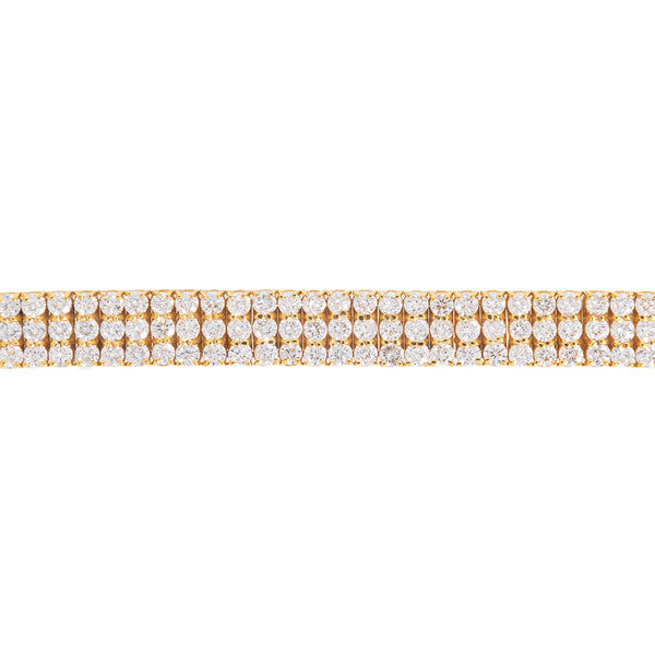 Diamond Tennis Bracelet 3 Rows