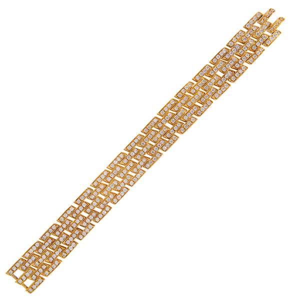 Diamond Men Bracelet 18kt Gold