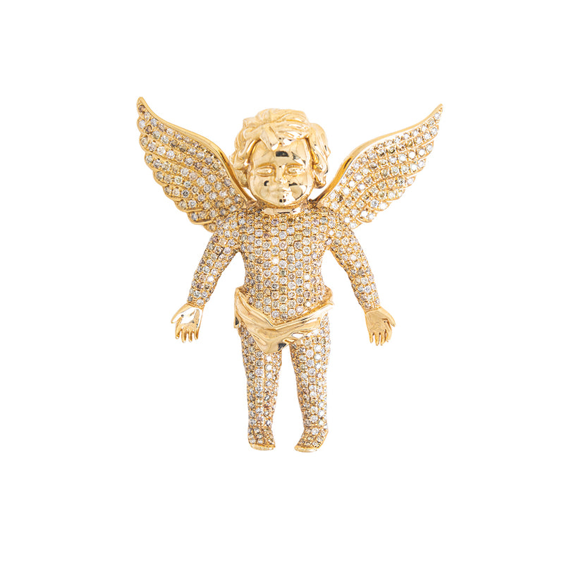 Angel Pendant With Diamonds