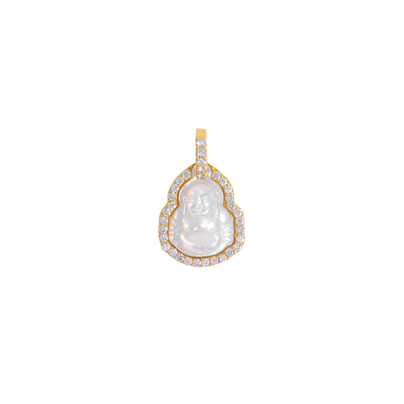 Small Buddha Pendant With Diamonds