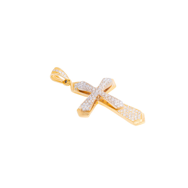 Cross Pendant With Diamonds