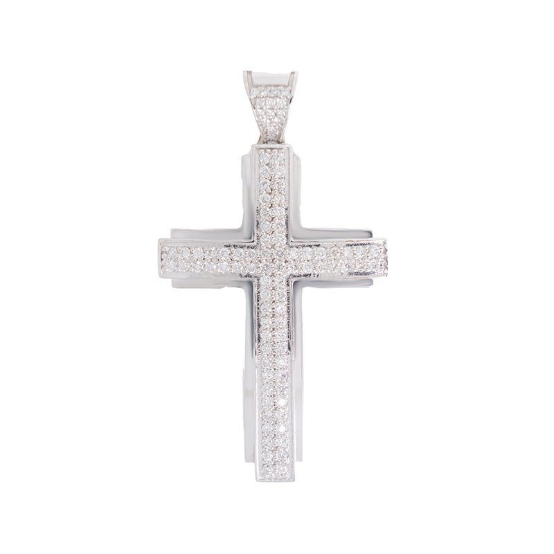 Cross Pendant With Diamonds