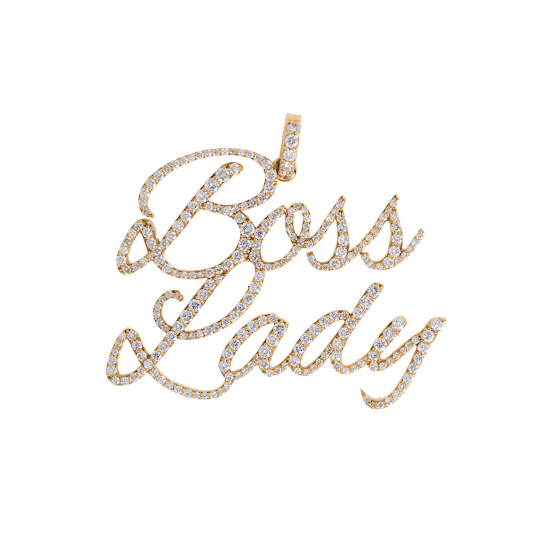 Boss Lady Pendant With Diamonds