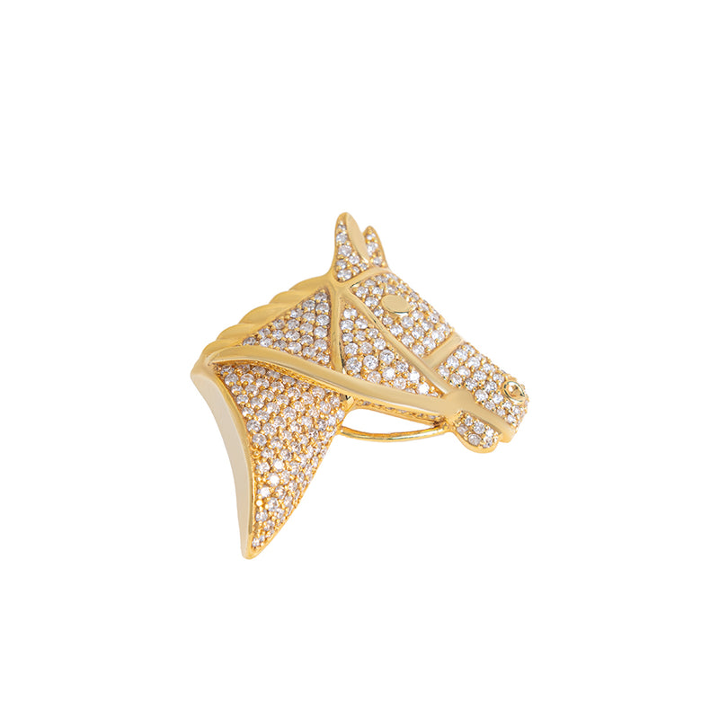 Horse Pendant With Diamonds