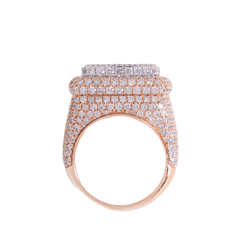 Iced Out Ring For Men With Diamonds