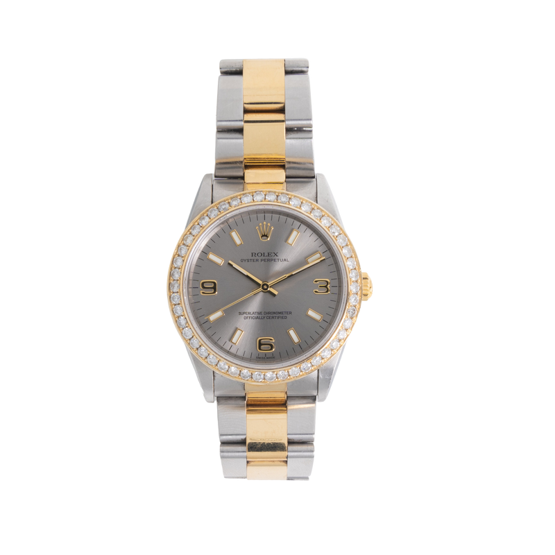 Rolex Oyster Perpetual With Diamonds