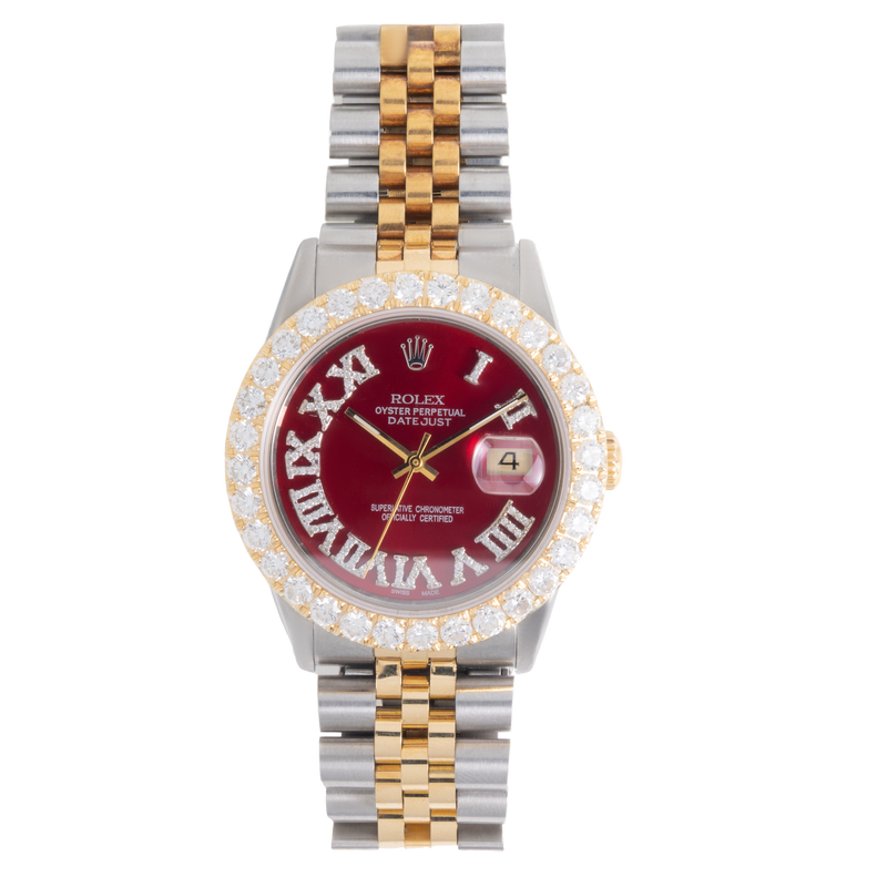 Rolex Datejust With Diamond Bezel