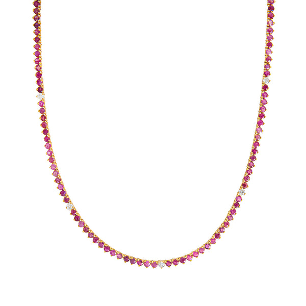 Ruby Tennis Chain