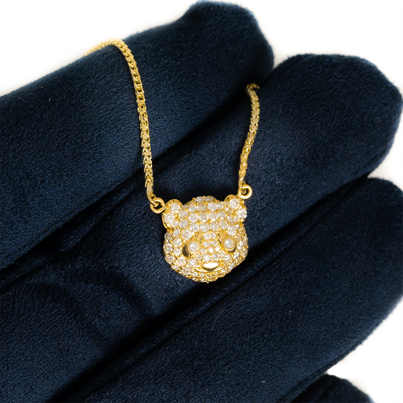 Bear Pendant With Chain
